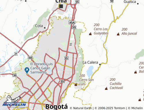 MICHELIN La Pradera Norte map - ViaMichelin