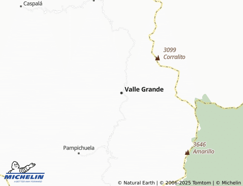 MICHELIN Valle Grande map - ViaMichelin