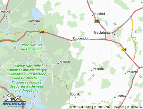 Mapa MICHELIN Klein Salitz - ViaMichelin