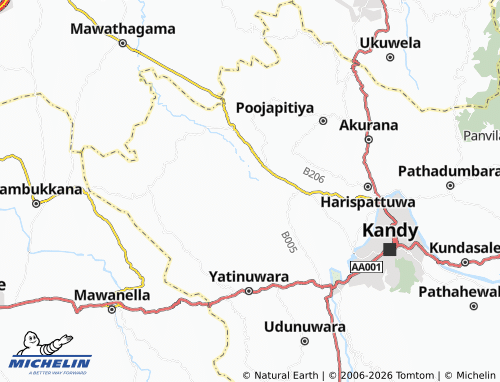 Mappa MICHELIN Walpalagolla North - ViaMichelin