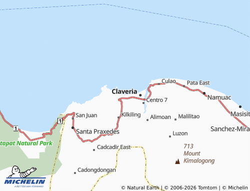 MICHELIN Taggat Sur map - ViaMichelin
