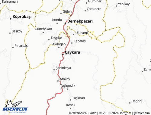 MICHELIN Kayran map - ViaMichelin