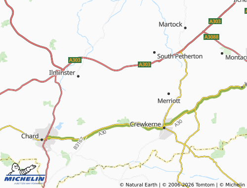 Carte MICHELIN Dinnington - ViaMichelin