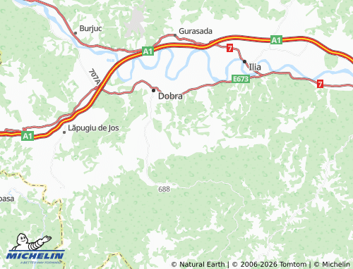 Mapa MICHELIN Făgețel - ViaMichelin