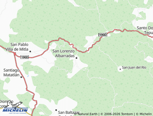 Mappa MICHELIN San Lorenzo Albarradas - ViaMichelin