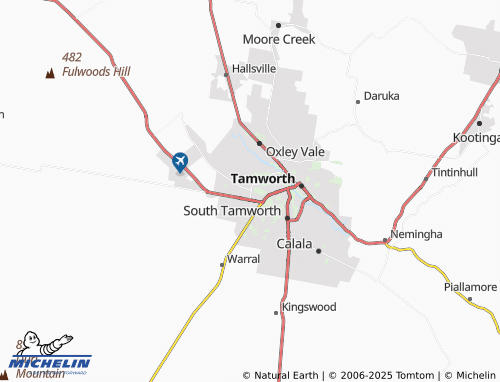 MICHELIN Taminda map - ViaMichelin