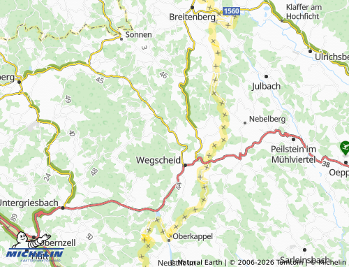MICHELIN-Landkarte Kasberg - ViaMichelin