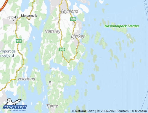 MICHELIN-Landkarte Torød - ViaMichelin