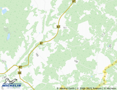 MICHELIN Metstaga map - ViaMichelin