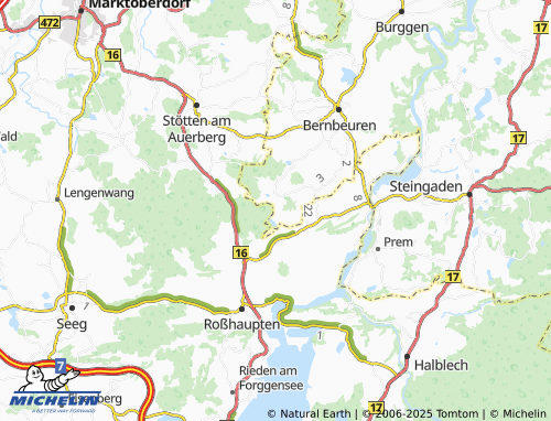 Mappa MICHELIN Kinsegg - ViaMichelin