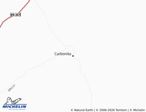 Mapa MICHELIN Carbonita - ViaMichelin