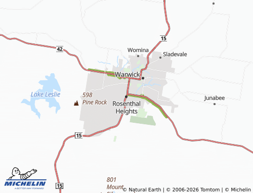 Mapa MICHELIN Rosenthal Heights - ViaMichelin