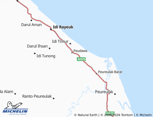 Mapa MICHELIN Kuta Baro - ViaMichelin
