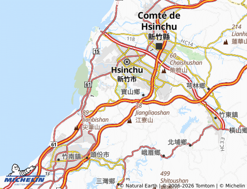 MICHELIN Shihjhalun map - ViaMichelin