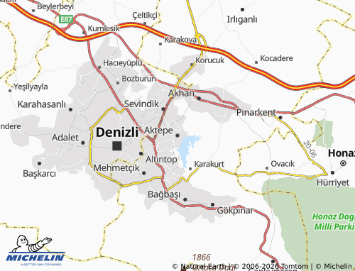 Mappa MICHELIN Aktepe - ViaMichelin