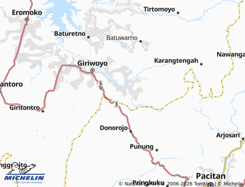 Carte MICHELIN Bulurejo - ViaMichelin
