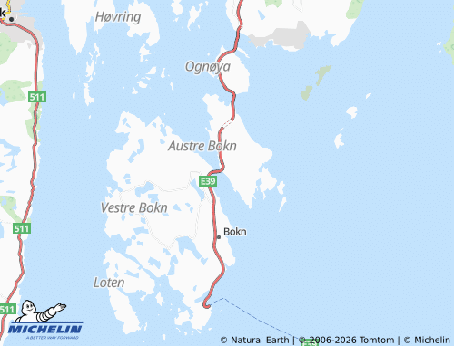 MICHELIN-Landkarte Træet - ViaMichelin