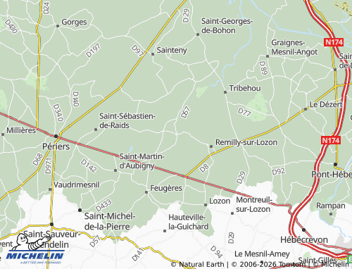 MICHELIN Marchésieux map - ViaMichelin