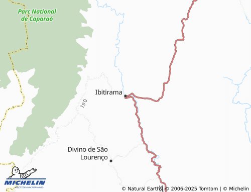 MICHELIN Ibitirama map - ViaMichelin