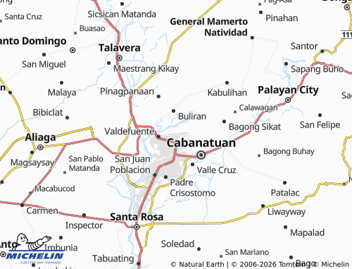 MICHELIN Daang Sarile map - ViaMichelin