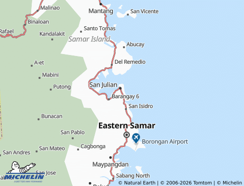 MICHELIN Barangay 1 map - ViaMichelin