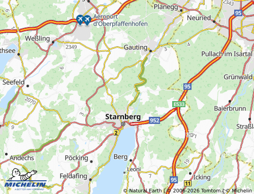 MICHELIN Rieden map - ViaMichelin