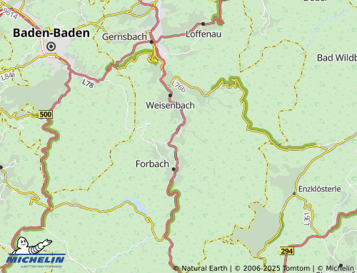 Kaart MICHELIN Langenbrand - ViaMichelin