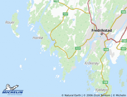 MICHELIN Slevik map - ViaMichelin