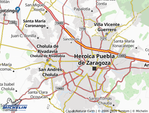 Mappa MICHELIN El Puente - ViaMichelin