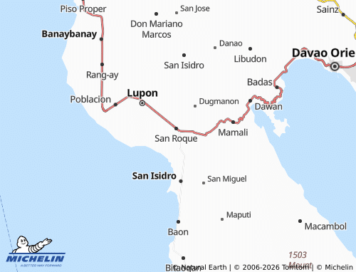 MICHELIN Iba map - ViaMichelin