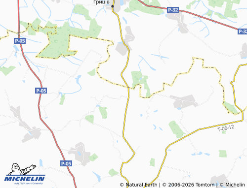Kaart MICHELIN Kostianets - ViaMichelin