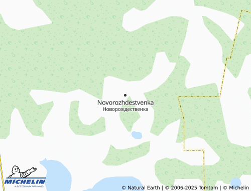MICHELIN Novorozhdestvenka map - ViaMichelin