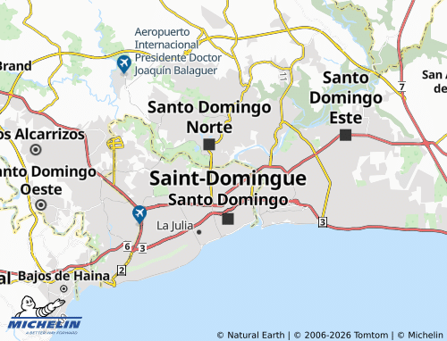Mappa MICHELIN Ensanche Capotillo - ViaMichelin