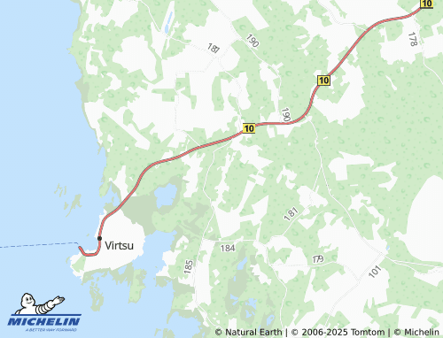 MICHELIN Hanila map - ViaMichelin