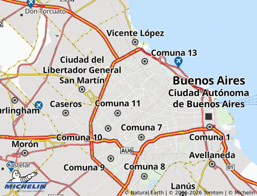 Mapa MICHELIN Parque Chas - ViaMichelin
