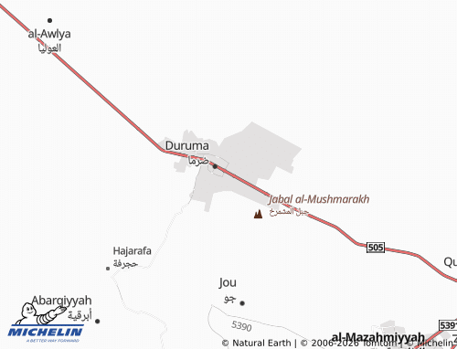 MICHELIN-Landkarte al-Huda - ViaMichelin