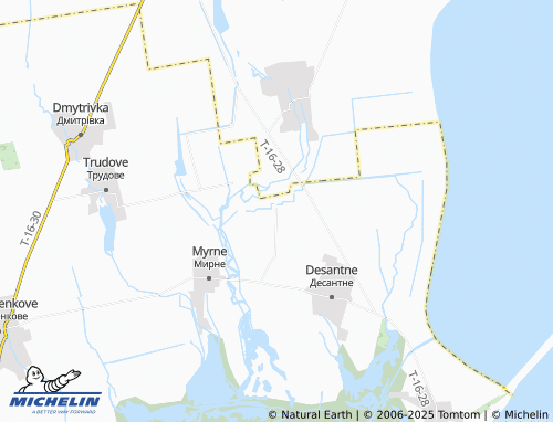 MICHELIN Novomykolaivka map - ViaMichelin