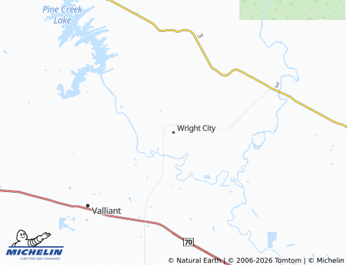 Kaart MICHELIN Wright City - ViaMichelin