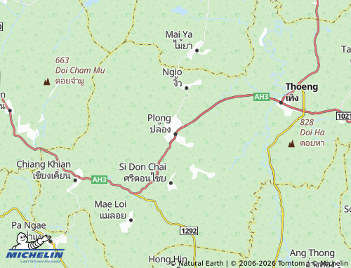 Mapa MICHELIN Plong - ViaMichelin