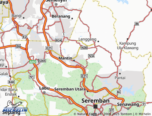 MICHELIN Taman Desa Pelangi map - ViaMichelin