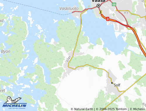 MICHELIN Yttersundom map - ViaMichelin