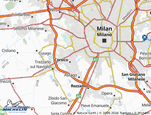 MICHELIN Robarello map - ViaMichelin