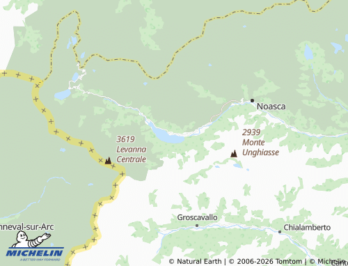 Mapa MICHELIN Ceresole Reale - ViaMichelin