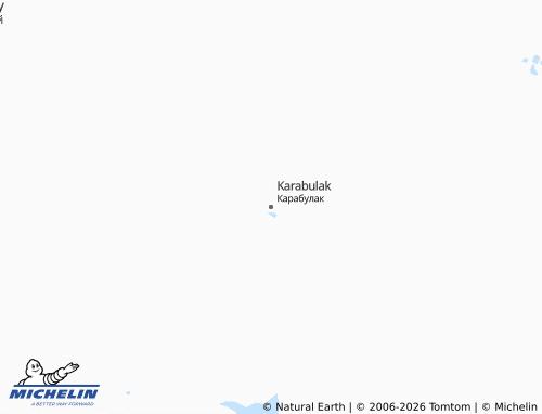MICHELIN-Landkarte Karabulak - ViaMichelin