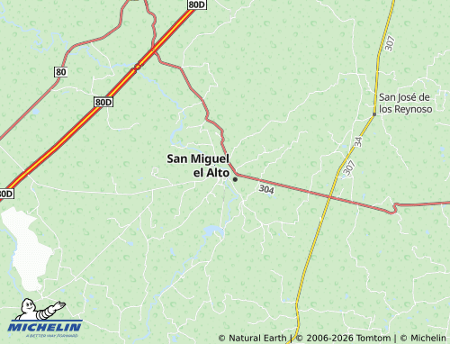 Mapa MICHELIN Centro - ViaMichelin