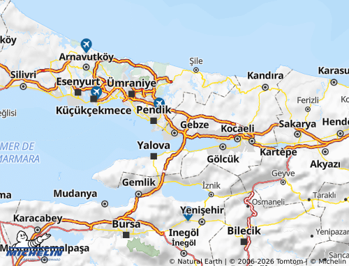 Mappa MICHELIN Gebze - ViaMichelin