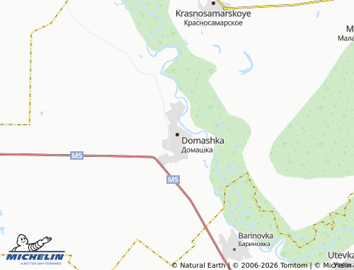 MICHELIN-Landkarte Domashka - ViaMichelin
