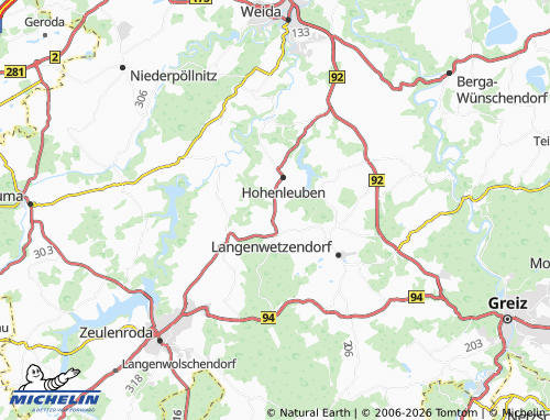 MICHELIN Brückla map - ViaMichelin