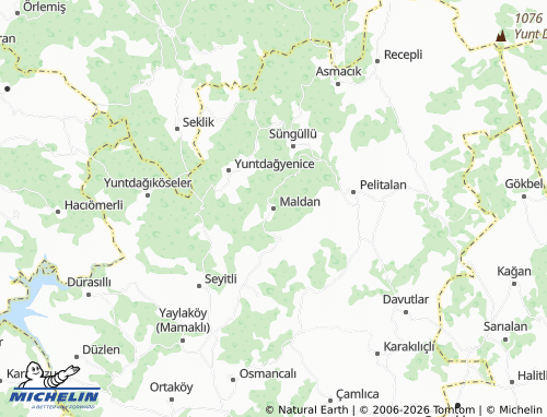 MICHELIN Maldan map - ViaMichelin