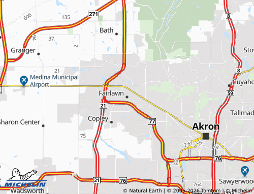 Mappa MICHELIN Fairlawn - ViaMichelin